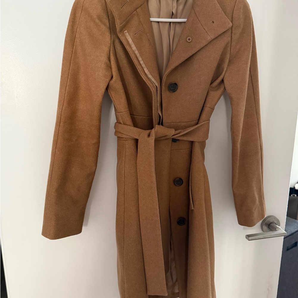 J crew factory women’s tan camel coat size 0